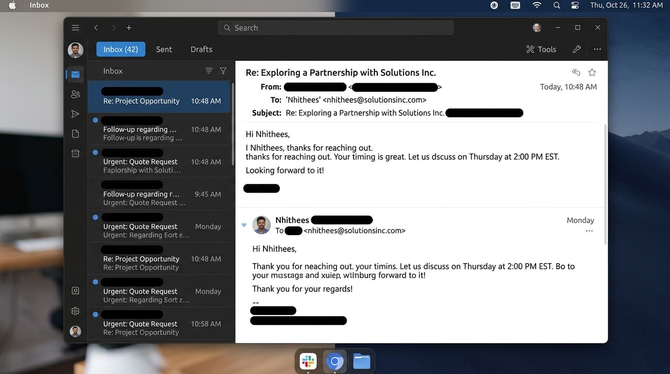 Real Client Positive Discovery Meeting Reply